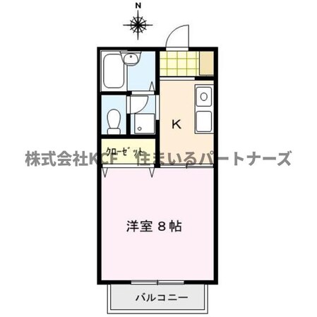 セジュール国分Ⅱの物件間取画像